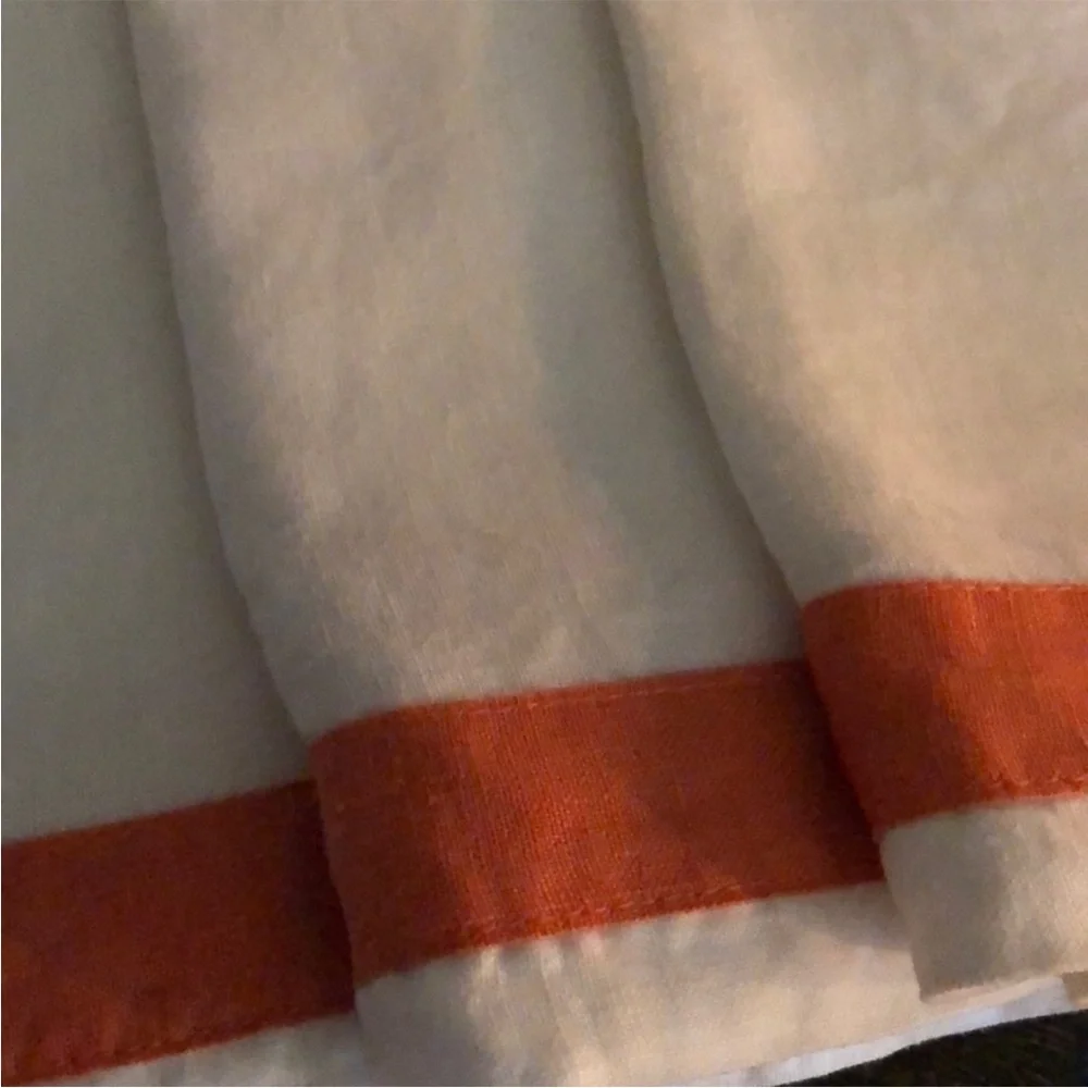 Pottery Barn 100% Linen; Belgium Set of 8 Cloth Napkins